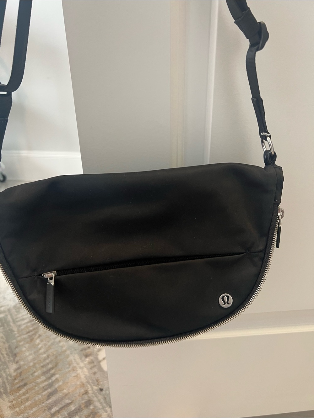 lululemon athletica Black Crescent Crossbody Bag